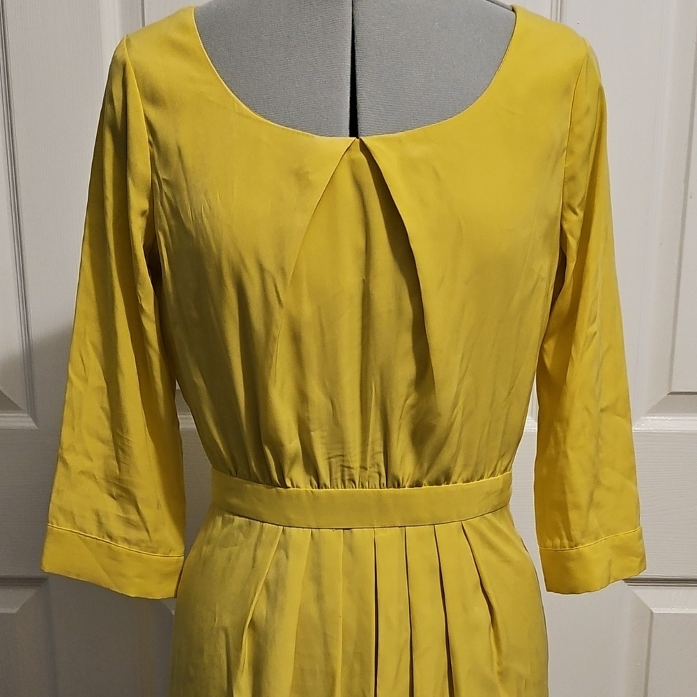 H&M Mustard Long Sleeve Dress
